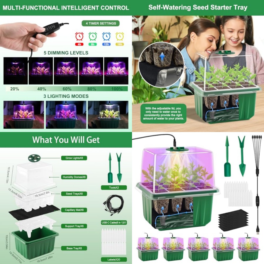 Taca do rozsady z oświetleniem – Greenhouse Mini Indoor recenzja i cena