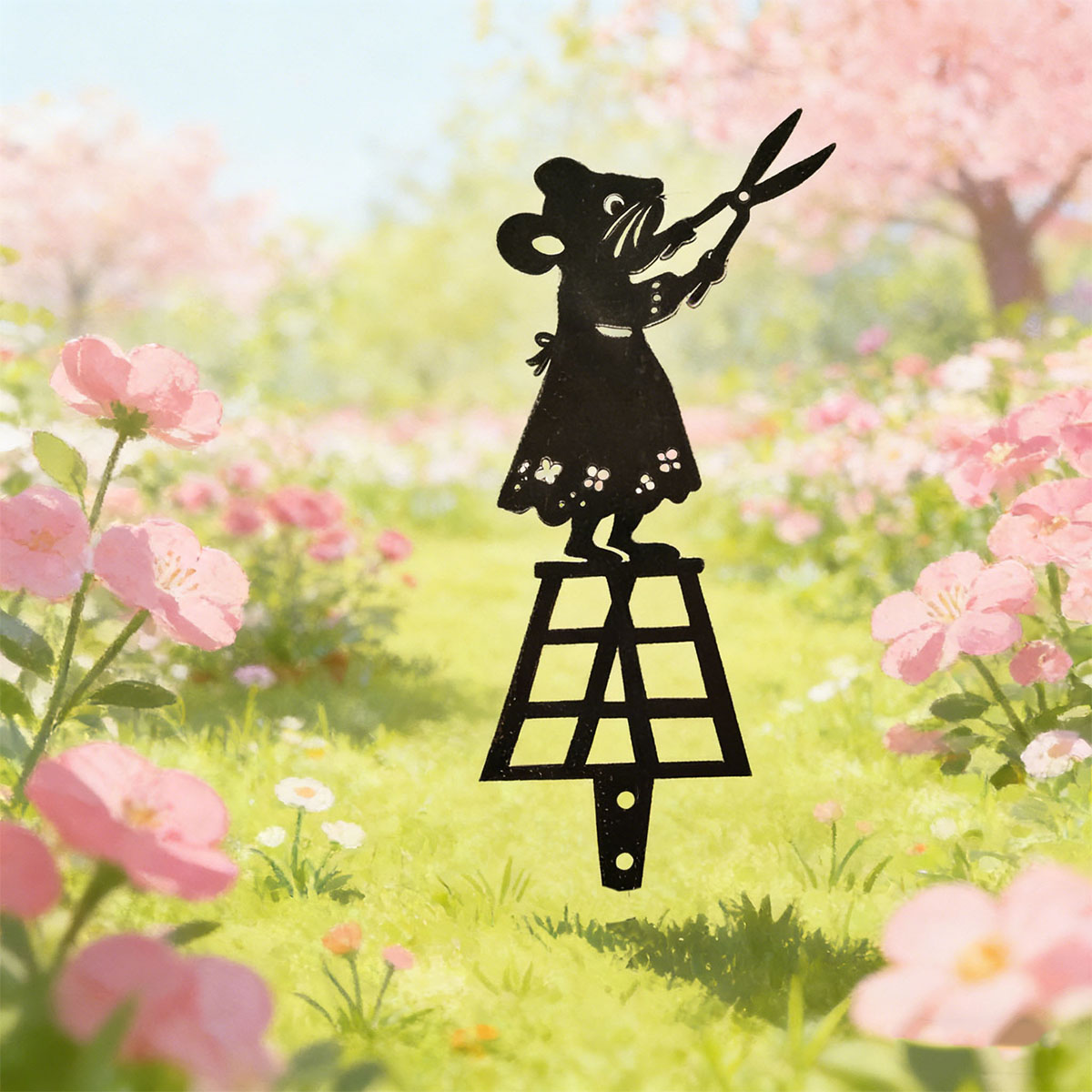 Czarna metalowa kolumna ogrodo – Gardening Tools For Home recenzja i cena
