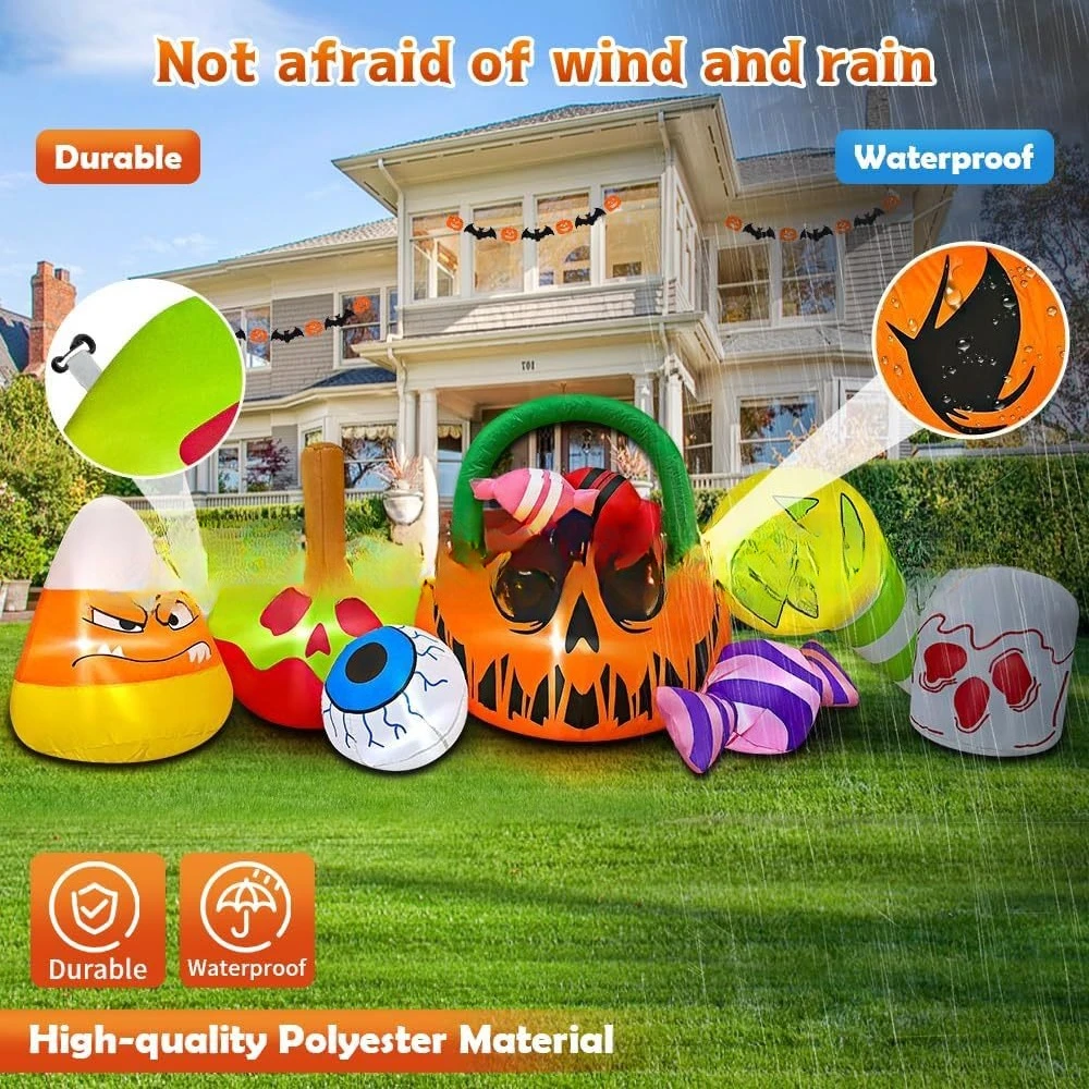 Nadmuchiwana dynia na Hallowee – Gardening Tools Cartoon recenzja i cena